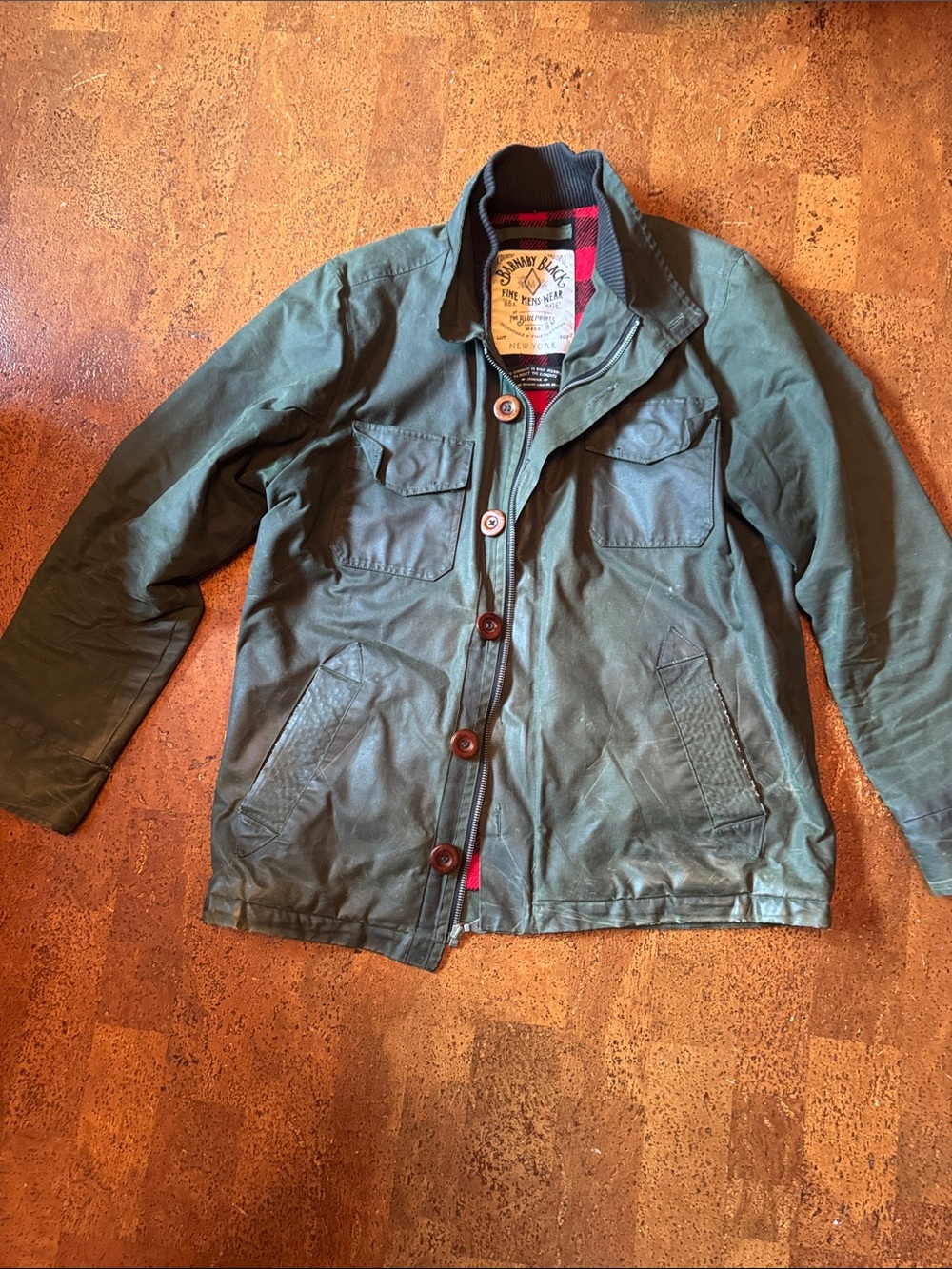 Men's Olive Green Field Jacket - Unbranded